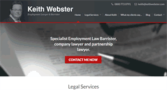 Desktop Screenshot of keithwebster.co.uk